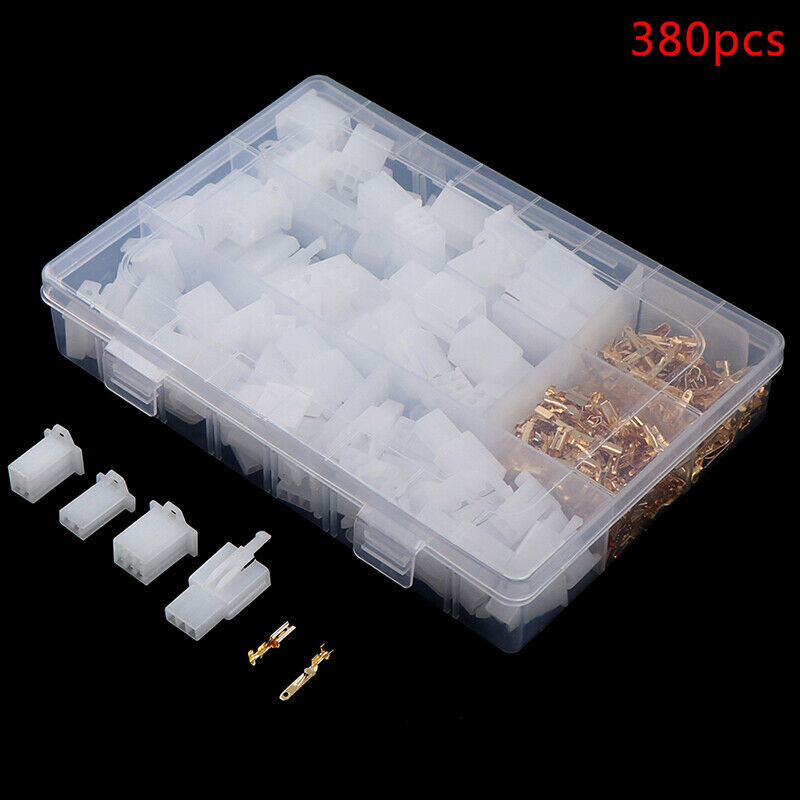380PCS Auto Wire Terminal Connector 2.8 Mm Connector Male Female TerminalsSEAU