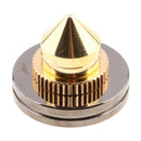 4Pcs Speaker  Golden Stand Feet Cone Base Pad