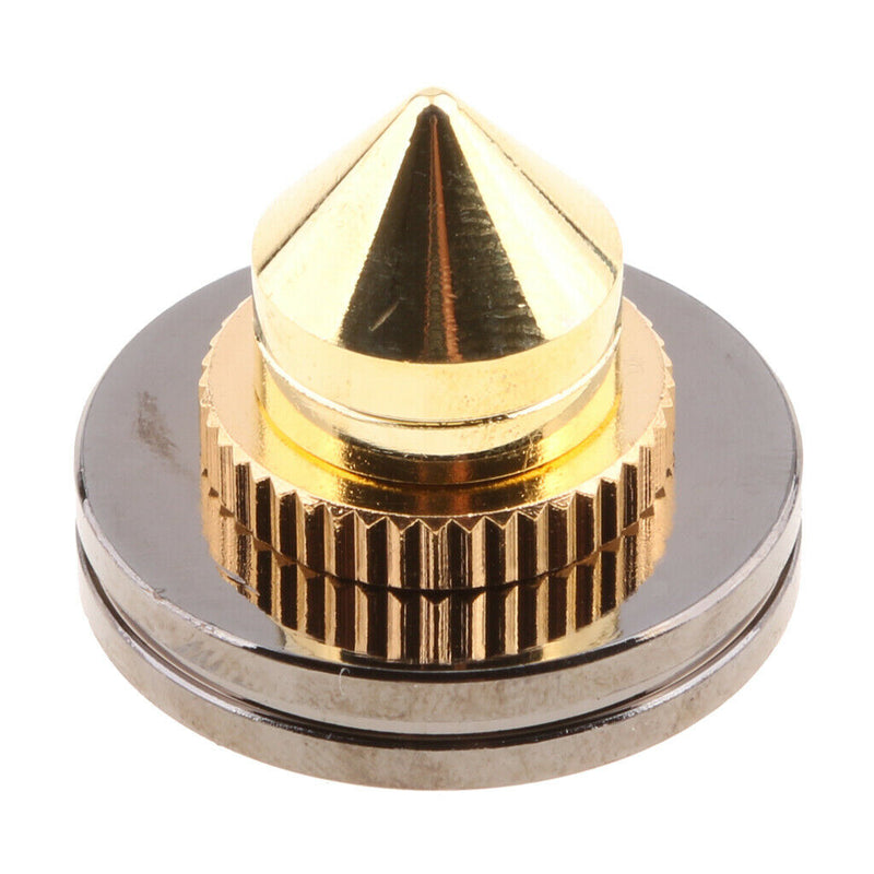 4Pcs Speaker  Golden Stand Feet Cone Base Pad
