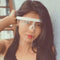 Large Full Face Shield Goggles Clear Lens Sunglasses Flat Top Wrap Visor White