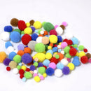 Kids Art Pipe Cleaners Handmade Pompoms Assortment Craft Supplies Set