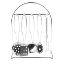 Kids Kitchen Utensil Set A -6 Stainless Steel Cooking Utensils for Role Play