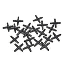 5X(20 Pcs Black Sprinkler Irrigation Tee Pipe Barb Hose Fitting Joiner Dri U4D3)