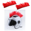 2x Skinhead Wig Punk Helmet Wig Mohawk
