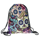 Fashion Halloween Accessories Gifts Unisex Skullcandy Bones Printed Backpac