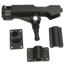 Recessed Fishing Pole Holder ABS Plastic Holder For Kayak Boat Black