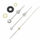 Clock Movement Mechanism Black Hour Minute Red Second Hand DIY Tools Set