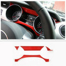 Dashboard Instrument Box Cover Trim Frame for Ford Mustang 2015-2018