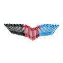 30pcs 6 Color Aluminum Alloy 53mm Darts Shafts Mixed Color 2BA Thread Dart 3C