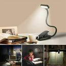 Reading Light, Clip on Book Light with 3 Brightness Light & Stepless Adjust V4B8