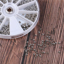1000PCS Small 12 Kinds of Screw Nuts Electronics Assortment Kit 3C