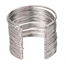 Hot Women Luxury Metal Multilayer Strings Wristband Bangle Cuff Jewelry Bra