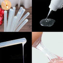 Non-Toxic Transparent 7mm*250mm Hot Melt Glue Sticks For DIY Favor F8J9