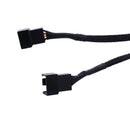 Mainboard cpu 4 pin fan extention cables pwm adapter connectors cable LJ