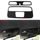 New Carbon Fiber Reading Light Lamp Cover Trim Kit for Chevrolet Camaro 201