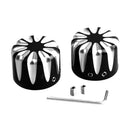 1 Pair Motorbike CNC Wheel Axle Nut Cover Bolts For  Touring Softail
