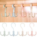 360 Degree Rotating Belt Hanger Multifuction Scarf Tie Rack Holder Kitchen  I2E3
