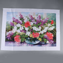 Creative Colorful Flower Ribbon Embroidery Kit Cross Stitch Painting Needle