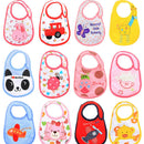 5Pcs Baby Bibs Children Cartoon Waterproof Burp Cloth Feeding Saliva BibsOZ