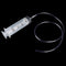 200ml Large Capacity Syringe Reusable Pump Oil Measuring with 1m Silicone Tub OZ
