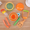 12pcs/Set Baby Food Grinding Bowl Supplement Scissors Spoon Fruit Processor