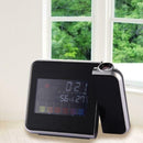 Digital LCD LED Projector Alarm Clock Weather Station Thermometer Calendar
