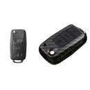 Plastic Smart Remote Key Case Chain For Skoda SEAT Ibiza Leon VW EOS Car Keys