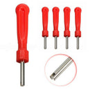4 pcs Tyre Valve Core Remover Removal Tire Repair Tool Screw Driver H2Z3