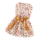 2pcs/set Pet Outdoor Dress For Pet Princess Costume Xmas Year Party Decor