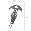 Folding Gravity Grappling Hook Outdoor Climbing Claw Survival Carabiner To XJZ