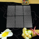 6pcs Floral Texture Sheet Set Sugar Craft Decoration Texture Mat Cake Mold