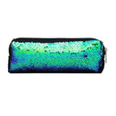 2PCS Fish Scale Ladies Box School Tools Cosmetic Bags Women Girls Simple Cl
