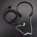 2Pin PTT Throat Mic Covert Acoustic Earpiece Headset Headphone For Baofeng UV-5R