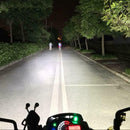 2PCS  Motorcycle Spot Fog Light Headlight Waterproof 6 LED Front Head Lamp COE