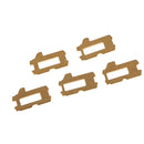 5 Pieces of Car Lock Reed Key Cylinder Gasket Plate Kit w/ Coil Spring for Mazda