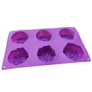 Rose Flower Silicone Molds Wedding Cupcake Topper Fondant Cake Decorating TS Hn