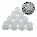 100pcs Plastic Tattoo Ink Cup Cap Pigment Clear Holder Container Small Size