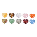 Mini Quartz Crystal Stone Chakra Healing Reiki Heart Stone Handmade DIY Jewe Gw