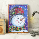 5D DIY Special Shaped Diamond Painting Snowman Embroidery Mosaic Craft Kit