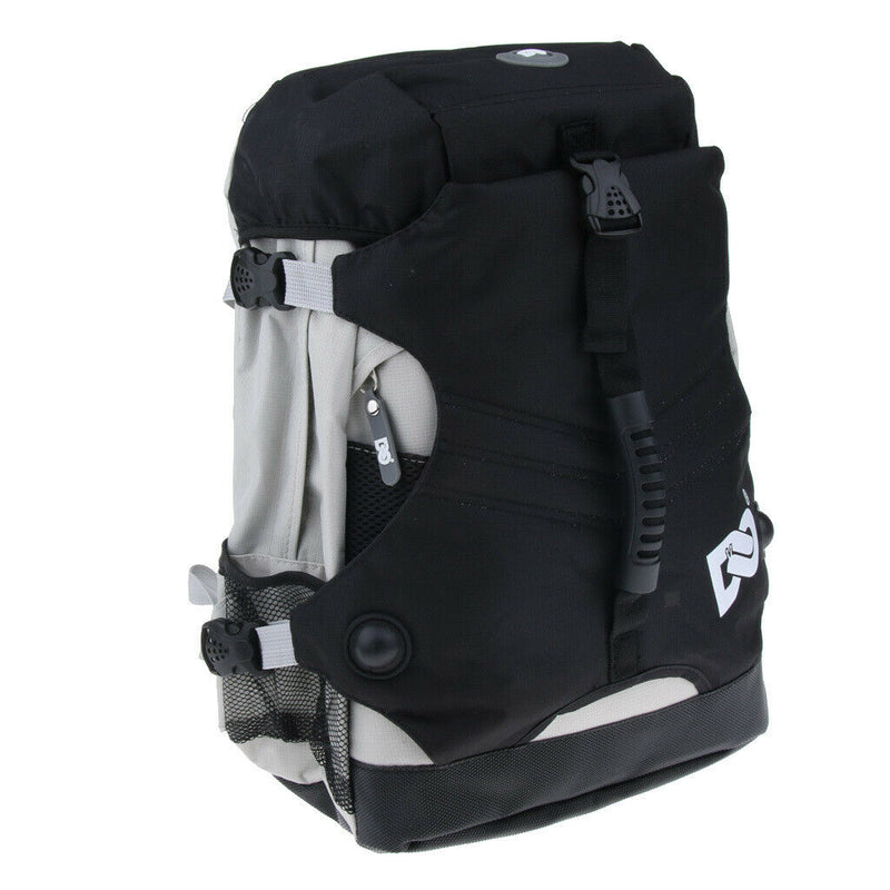 Multifunction Roller Skate Backpack Adjustable Fasten Straps Travel Bag