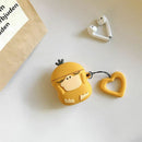 Silicone Cartoon Fairy Duck Pattern Protective Case Shockproof Cover for Airpods