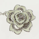 Antiqued Sweater Clip, Stylish Flower Cardigan Collar Clip