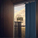 Waterproof Outdoor Curtain UV/Light Blackout for Patio Pivilion Blue 54x96"