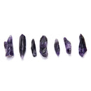 100g Natural Purple Amethyst Points Quartz Crystals Rough Rock Specimens HealES