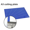 A3 PVC Rectangle Grid Lines Cutting Mat Tool Plastic Craft DIY tools 45 * 30 cm