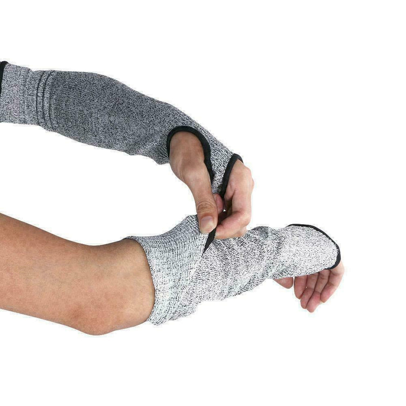 1PCS Safety Arm Sleeve Protect Anti Cut/Slash/Static Long Hands Gloves Prot Q0O8