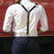 Y-back Adjustable Leather Suspenders Mens Braces