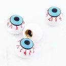 Motorbike Car Blue+White Wheel Tyre Tire Valve Dust Stem Air Cap Pack of 4