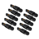 10Pcs Offshore Fishing Adjustable Planer Board Snaps Release Line Clips Black