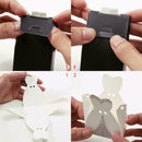 100pcs Bride and Groom Dress Candy Box Tuxedo Ribbon Party Wedding Favors IEM